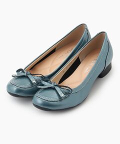 VITA NOVA / ヴィタノーヴァ フラットシューズ | リボン付カッターパンプス