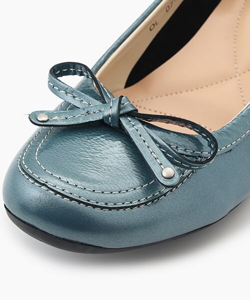VITA NOVA / ヴィタノーヴァ フラットシューズ | リボン付カッターパンプス | 詳細6