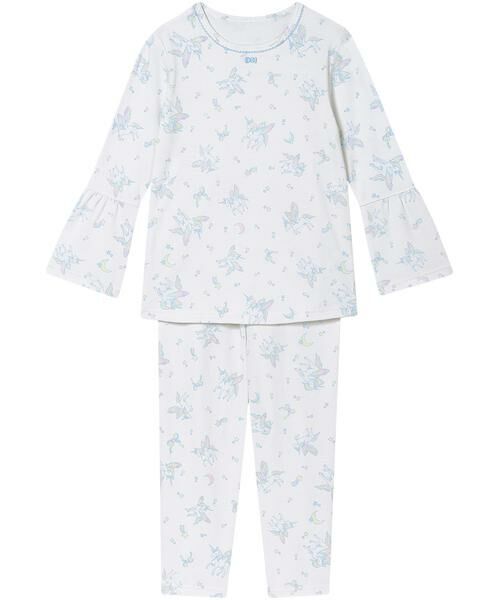 Wacoal KIDS / ワコールキッズ ベビー・キッズウエア | キッズ女児パジャマ　上下セット（ＣＴＳ１２７）（WH）
