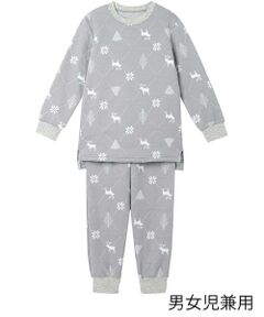 Wacoal KIDS / ワコールキッズ ベビー・キッズウエア | 睡眠科学　キッズ男女児兼用パジャマ　上下セット（ＣＴＲ４０７）