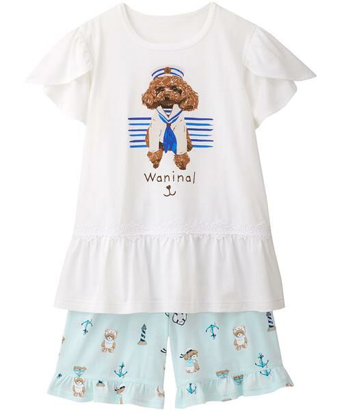 Wacoal KIDS/ワコールキッズ 女児パジャマ(CTT188) WH 4 Wacoal KIDS/ワコールキッズ 女児パジャマ(CTT188) WH 4