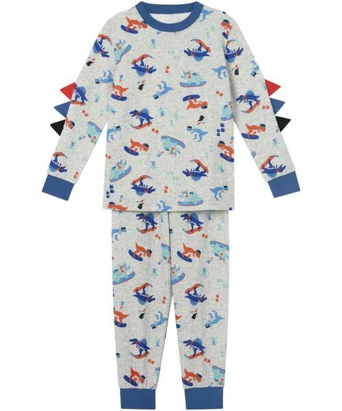 Wacoal KIDS / ワコールキッズ ベビー・キッズウエア | キッズ男児パジャマ　上下セット（ＣＢＲ３６２）（GY）