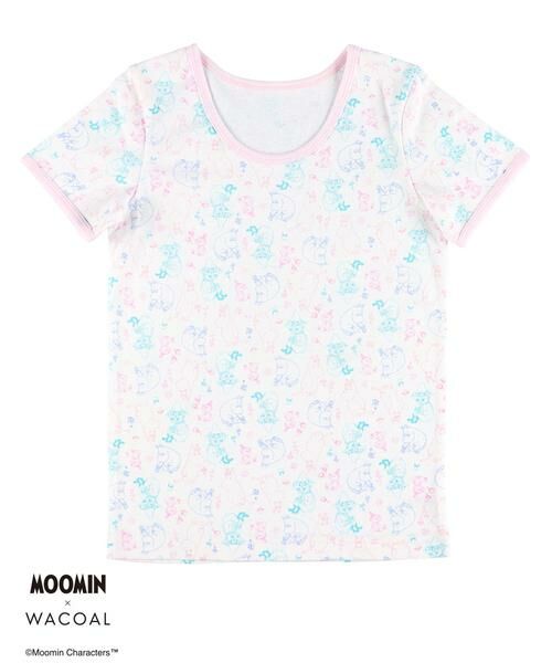 Wacoal KIDS/ワコールキッズ キャラクターコラボトップ(半袖)(CKV215) PI 140 Wacoal KIDS/ワコールキッズ キャラクターコラボトップ(半袖)(CKV215) PI 140