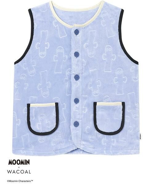 Wacoal KIDS/ワコールキッズ 男女児兼用ベスト(CUR214) BU 3-4 Wacoal KIDS/ワコールキッズ 男女児兼用ベスト(CUR214) BU 3-4