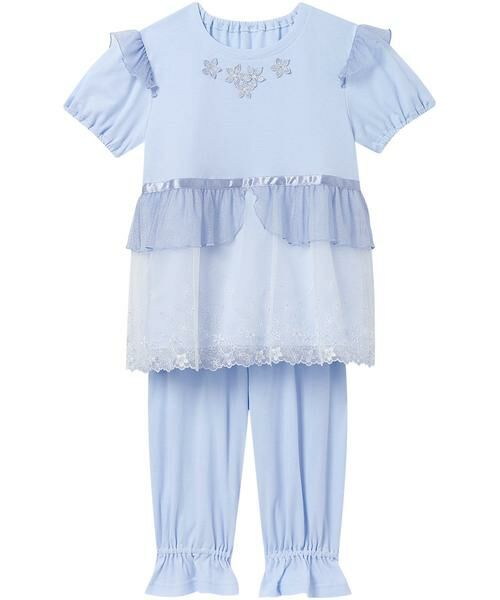 Wacoal KIDS / ワコールキッズ ベビー・キッズウエア | キッズ女児パジャマ　上下セット（ＣＴＴ６０６）（BU）