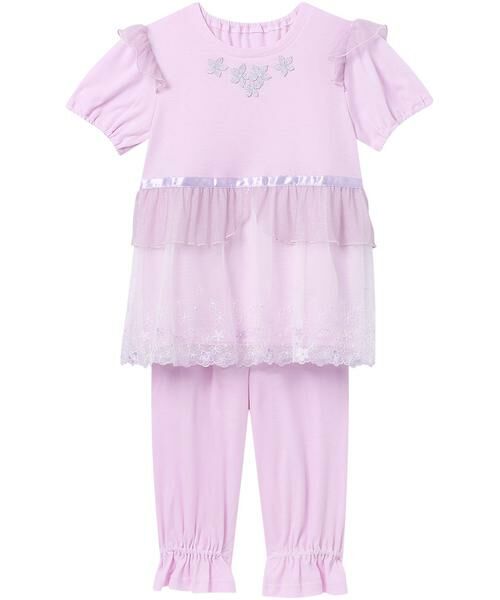 Wacoal KIDS / ワコールキッズ ベビー・キッズウエア | キッズ女児パジャマ　上下セット（ＣＴＴ６０６）（PU）