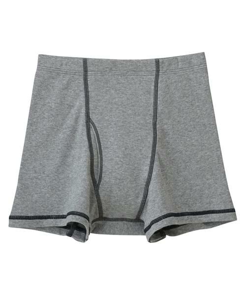 Wacoal KIDS / ワコールキッズ 肌着 | ＷＡＣＯＡＬ　コットン　〈なめらか触感〉　キッズ男児　ボクサーパンツ（ＣＰＳ５０６）（GY）