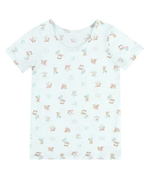 Wacoal KIDS / ワコールキッズ 肌着 | Ｗａｎｉｎａｌ　キッズ男女児兼用インナー　トップ（半袖）（ＣＫＶ３８０）（ME）