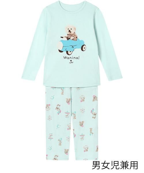 Wacoal KIDS / ワコールキッズ ベビー・キッズウエア | Ｗａｎｉｎａｌ　キッズ男女児兼用パジャマ　上下セット（ＣＴＲ１９１）（ME）
