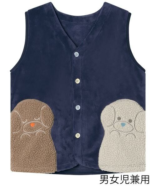 Wacoal KIDS / ワコールキッズ ベビー・キッズウエア | Ｗａｎｉｎａｌ　キッズ男女児兼用ウェア　ベスト（ＣＵＲ１９２）（KO）