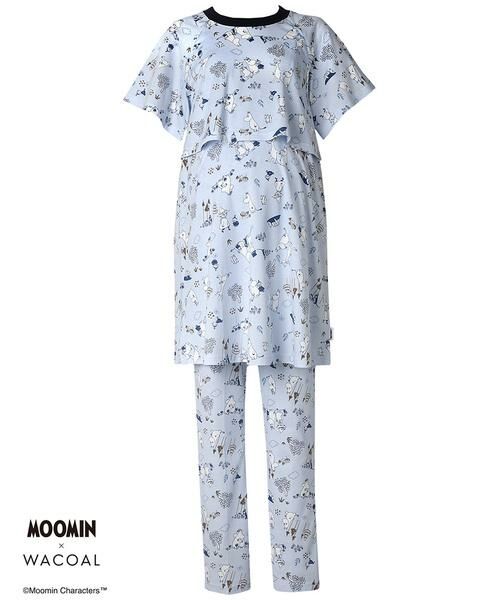 WACOAL MATERNITY/ワコールマタニティ マタニティパジャマ(MFY210) BU マタニティM-L WACOAL MATERNITY/ワコールマタニティ マタニティパジャマ(MFY210) BU マタニティM-L