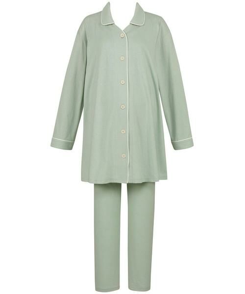 WACOAL MATERNITY / ワコールマタニティ マタニティウェア | 産前・産後兼用　マタニティパジャマ　上下セット（ＭＦＹ０７０）（GR）