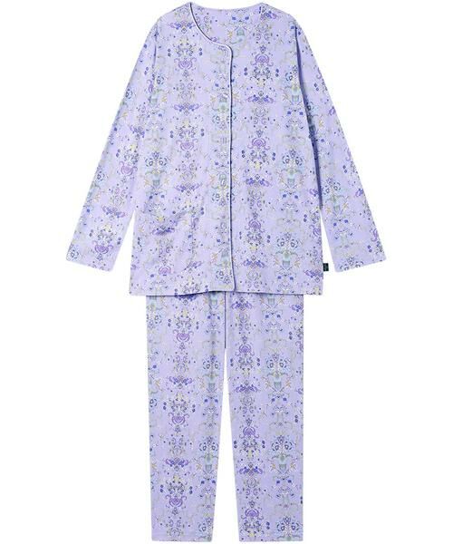 WACOAL RELAX & SLEEP/ワコール_リラックスアンドスリープ パジャマ(NDX541) PU M WACOAL RELAX & SLEEP/ワコール_リラックスアンドスリープ パジャマ(NDX541) PU M