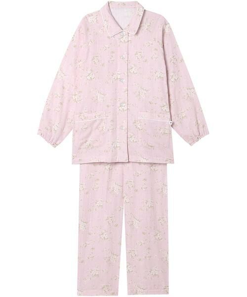 WACOAL RELAX&SLEEP / ワコール_リラックスアンドスリープ ルームウェア | レディスパジャマ　上下セット（ＣＤＸ５２７）（PI）