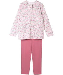 美品タグ付き　Wacoal　ワコール　パジャマ　スリーピングウェア　花柄 ワコール_リラックス＆スリープ 【綿100％】腕が動かしやすい