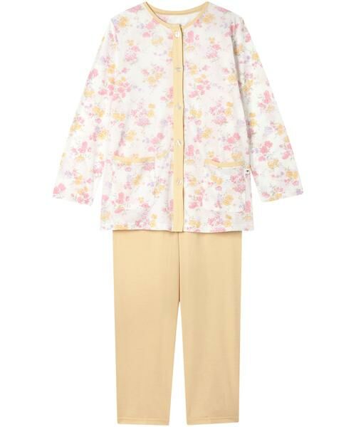 WACOAL RELAX&SLEEP / ワコール_リラックスアンドスリープ ルームウェア | レディスパジャマ　上下セット（ＣＤＸ５４５）（WH）