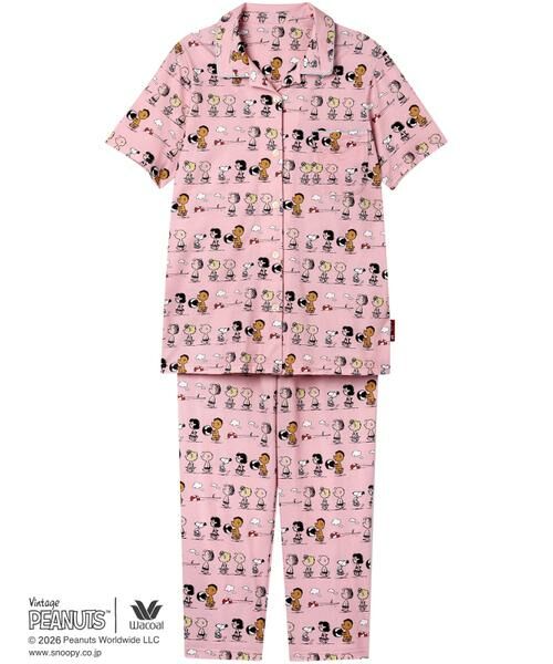 WACOAL RELAX&SLEEP / ワコール_リラックスアンドスリープ ルームウェア | レディスパジャマ　上下セット（ＦＤＴ１６７）（PI）