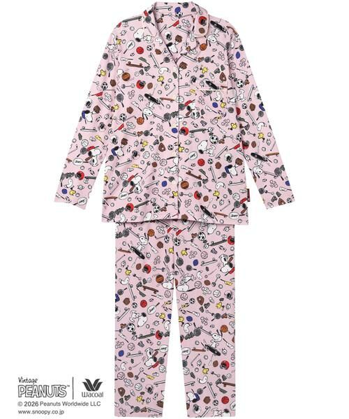 WACOAL RELAX&SLEEP / ワコール_リラックスアンドスリープ ルームウェア | レディスパジャマ　上下セット（ＦＤＸ５６２）（PI）