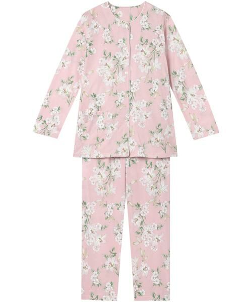 WACOAL RELAX&SLEEP / ワコール_リラックスアンドスリープ ルームウェア | レディスパジャマ　上下セット（ＷＤＸ５４５）（PI）