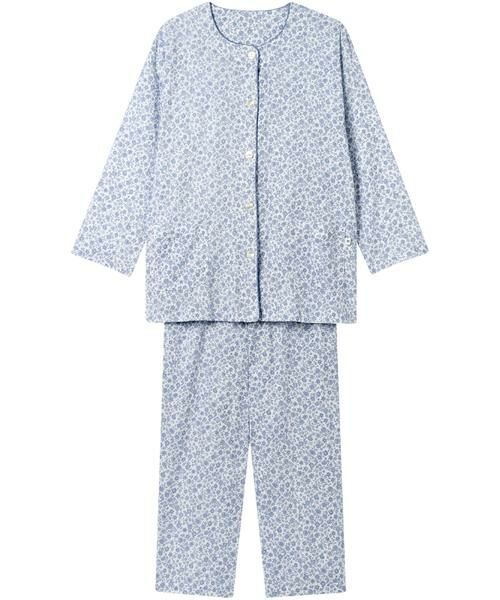 WACOAL RELAX&SLEEP / ワコール_リラックスアンドスリープ ルームウェア | レディスパジャマ　上下セット（ＣＤＸ５４４）（BU）