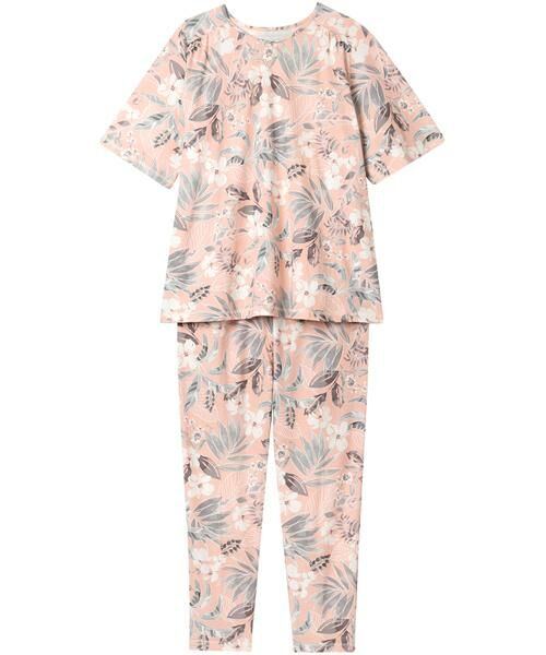WACOAL RELAX&SLEEP / ワコール_リラックスアンドスリープ ルームウェア | レディスパジャマ　上下セット（ＫＤＴ１２２）（PI）