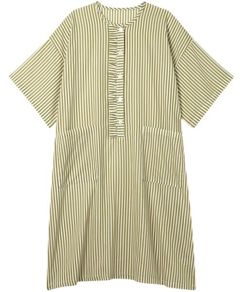 WACOAL RELAX&SLEEP / ワコール_リラックスアンドスリープ ルームウェア | レディスパジャマ　ワンピース（ＫＮＴ１２１）（GR）