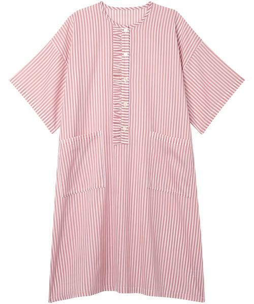 WACOAL RELAX&SLEEP / ワコール_リラックスアンドスリープ ルームウェア | レディスパジャマ　ワンピース（ＫＮＴ１２１）（PI）