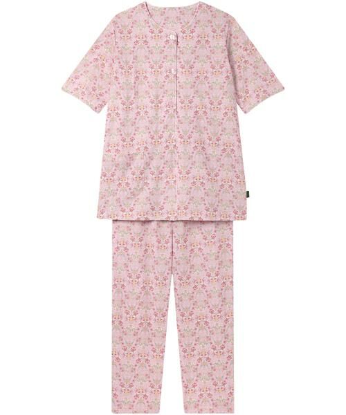 WACOAL RELAX&SLEEP / ワコール_リラックスアンドスリープ ルームウェア | レディスパジャマ　上下セット（ＮＤＴ１６７）（PI）