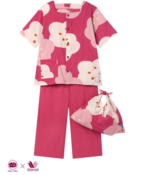 WACOAL RELAX&SLEEP / ワコール_リラックスアンドスリープ ルームウェア | レディスパジャマ　上下セット（ＲＤＴ１１８）（PI）