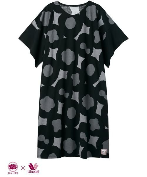 WACOAL RELAX&SLEEP / ワコール_リラックスアンドスリープ ルームウェア | レディスウェア　ワンピース（ＲＮＴ２１４）（BL）