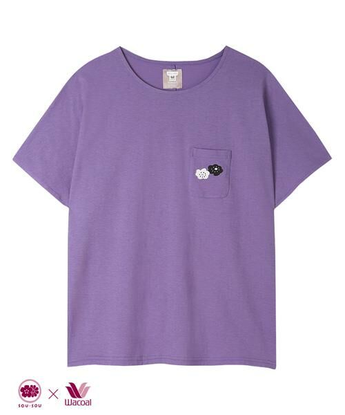 WACOAL RELAX&SLEEP / ワコール_リラックスアンドスリープ  | レディスパジャマ　トップス（ＲＴＴ１１３）（PU）