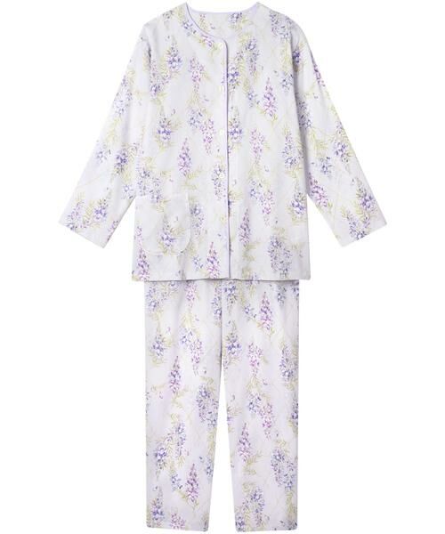 WACOAL RELAX&SLEEP / ワコール_リラックスアンドスリープ ルームウェア | レディスパジャマ　上下セット（ＷＤＸ５４７）（PU）