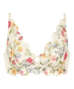 重力に負けないバストケアＢｒａ　　３／４カップブラ（ノンワイヤーブラ）（ＢＲＡ１８４）