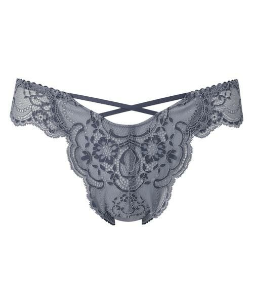 Wacoal / ワコール ショーツ | 重力ケアブラ＜ノンワイヤー＞　ペア　レディスショーツ（Ｔバック）（ＰＸＢ４９４）（OB）