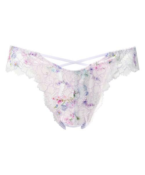 Wacoal / ワコール ショーツ | 重力ケアブラ＜ノンワイヤー＞　ペア　レディスショーツ（Ｔバック）（ＰＸＢ４９４）（PU）