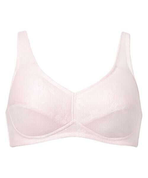Wacoal / ワコール ブラ | ノンワイヤー（綿混メッシュ）　ノンワイヤーブラ（ＢＨＫ１２５）（PI）
