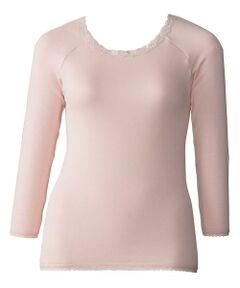 Wacoal / ワコール その他インナー・ルームウェア | 厚ふあ　ゆったりタイプ　レディスインナー　トップ（８分袖）（ＵＨＫ３１５）