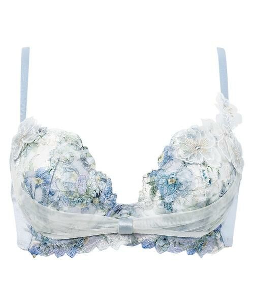 Wacoal/ワコール リボンブラ 胸もとフィットながもち ワイヤーブラ（３／４カップ）（ＢＸＢ４９０） SX F70