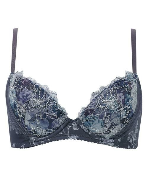 Wacoal / ワコール ブラ | 着やせすっきりタイプ ワイヤーブラ(3/4カップ)(BXC405)(VI)