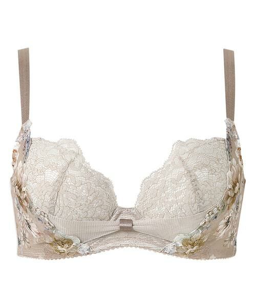 Wacoal / ワコール ブラ | リボンブラ 脇すっきり ワイヤーブラ(3/4カップ)(BXB443)(LB)