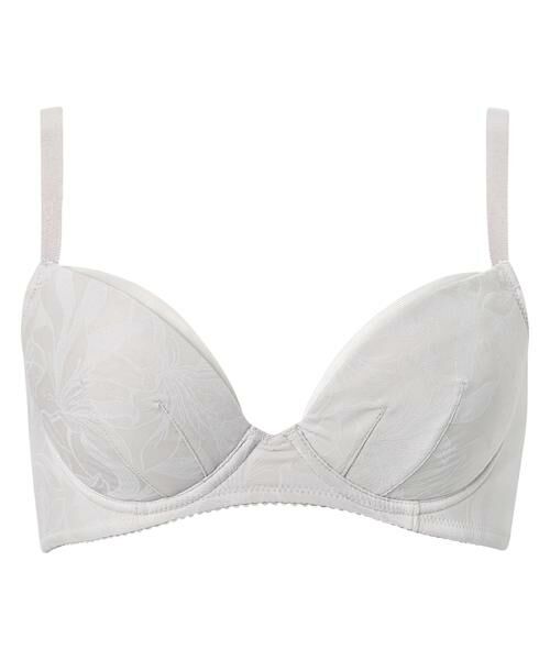 Wacoal / ワコール ブラ | 着やせすっきりタイプ　ワイヤーブラ（３／４カップ）（ＢＸＣ７０５）（GY）