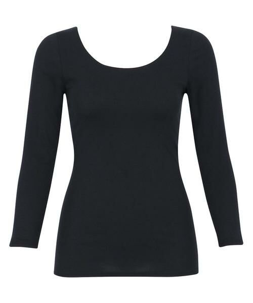 Wacoal/ワコール ふんわりあったかタイプ トップス（８分袖）（ＣＬＤ３１０） BL L