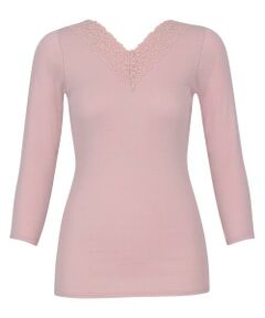 Wacoal / ワコール その他インナー・ルームウェア | オーガニックコットン１００％　あったか　ゆったりタイプ　レディスインナー　トップ（８分袖）（ＣＬＤ３４１）