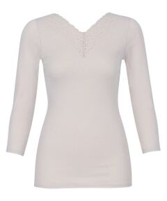 Wacoal / ワコール その他インナー・ルームウェア | オーガニックコットン１００％　あったか　ゆったりタイプ　レディスインナー　トップ（８分袖）（ＣＬＤ３４１）