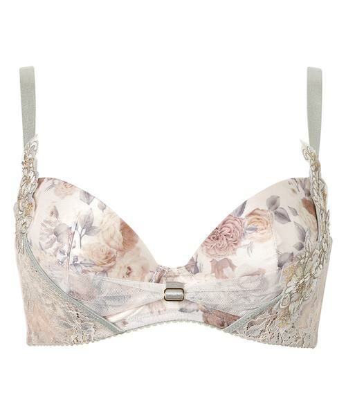 Wacoal / ワコール ブラ | リボンブラ™＜脇すっきり＞　ワイヤーブラ（３／４カップ）（ＢＸＢ４７３）（CR）