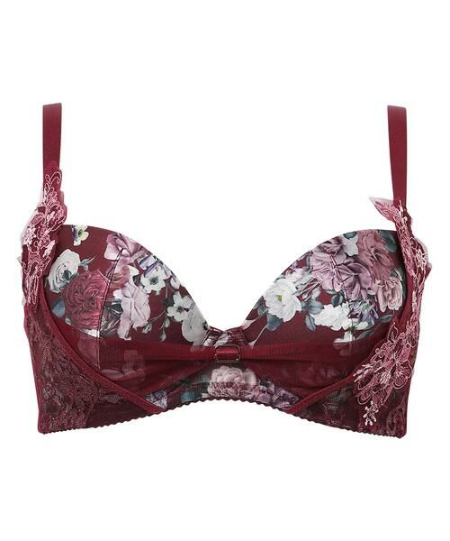 Wacoal / ワコール ブラ | リボンブラ 脇すっきり ワイヤーブラ(3/4カップ)(BXB473)(WI)