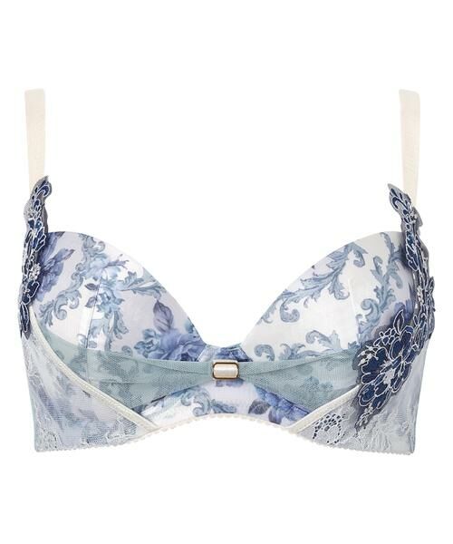 Wacoal / ワコール ブラ | リボンブラ™＜脇すっきり＞　ワイヤーブラ（３／４カップ）（ＢＸＢ４７３）（TU）