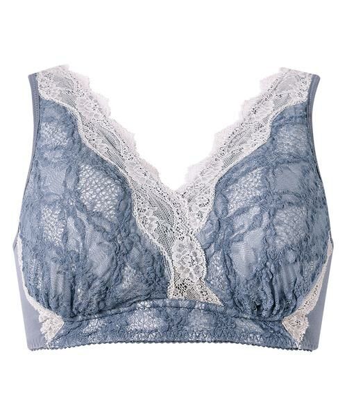 Wacoal / ワコール ブラ | ナイトアップブラ　ドレッシィ　ノンワイヤーブラ（ＢＸＢ１６８）（BU）