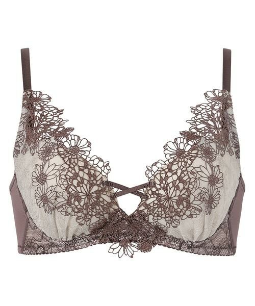 Wacoal / ワコール ブラ | 重力ケアブラ　ノンワイヤー　３／４カップブラ（ノンワイヤーブラ）（ＢＸＤ１２５）（BR）