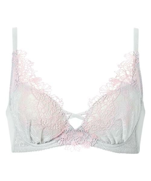 Wacoal / ワコール ブラ | 重力ケアブラ ノンワイヤー ノンワイヤーブラ(3/4カップ)(BXD125)(GY)